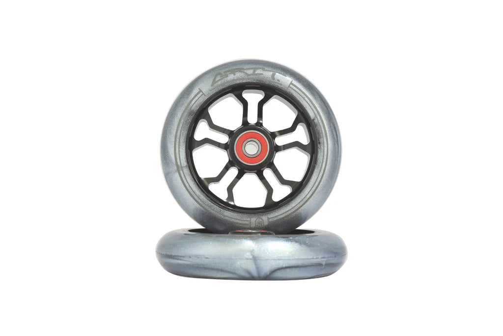Scooter Wheels - Grit - 110mm - Black/Silver