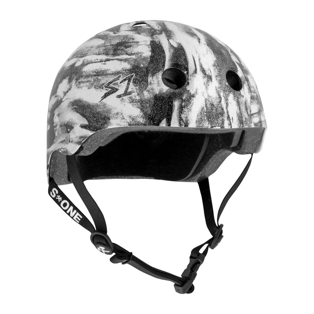 S1 Lifer Helmet - bomba hache silver glitter (S-M)