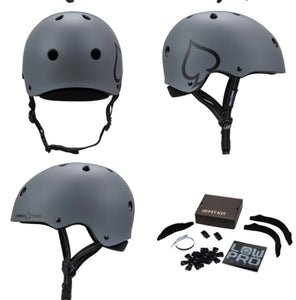Helmet - Protec - Low Pro Certified - Matte Grey