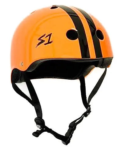 S1 Lifer Helmet - Orange/Black Stripes (XS - XXXL)