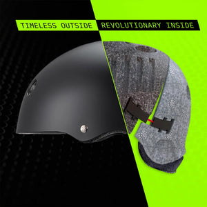 Helmet - Triple 8 (888) - Deep Cover - Black