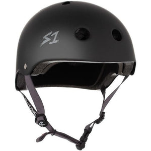 S1 Lifer Helmet - Matte Black/Grey Strap (XS - XXXL)