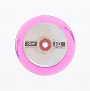 Scooter Wheels - H2O- 120mm - Trans Pink- Polished core