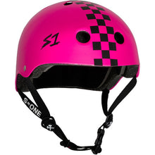 Load image into Gallery viewer, S1 Lifer Helmet - Gloss Pink Black Checkers (XS-XXXL)
