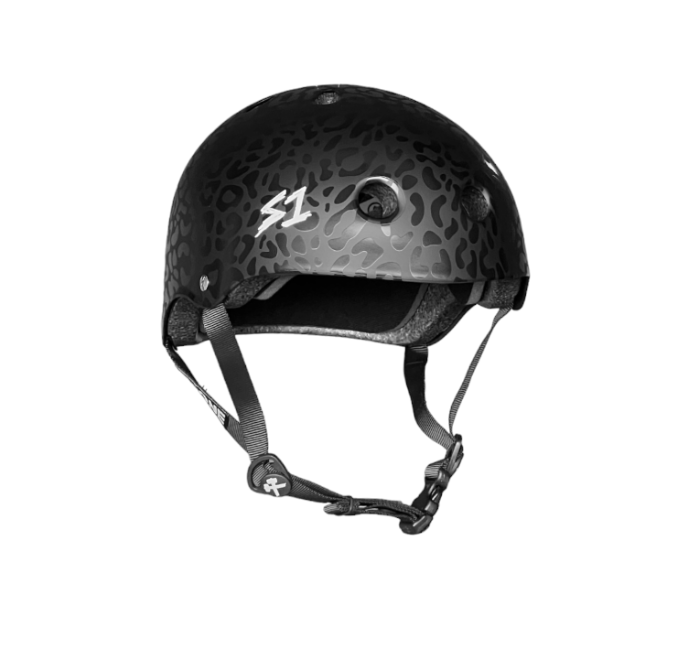 S1 Lifer Helmet - Black on Black Leopard Matte  (XS-XXXL)
