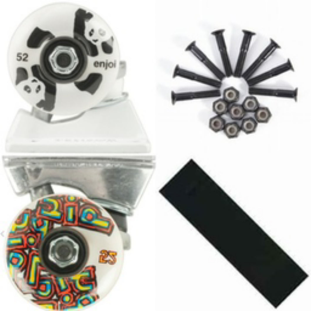 Trucks, Wheels, Bearings, Grip & Bolts Combo