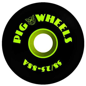 Pig Wheels - RT's Black - 58mm