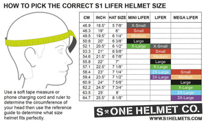 S1 Mini Lifer Helmet - White Gloss (XS - XXXL)