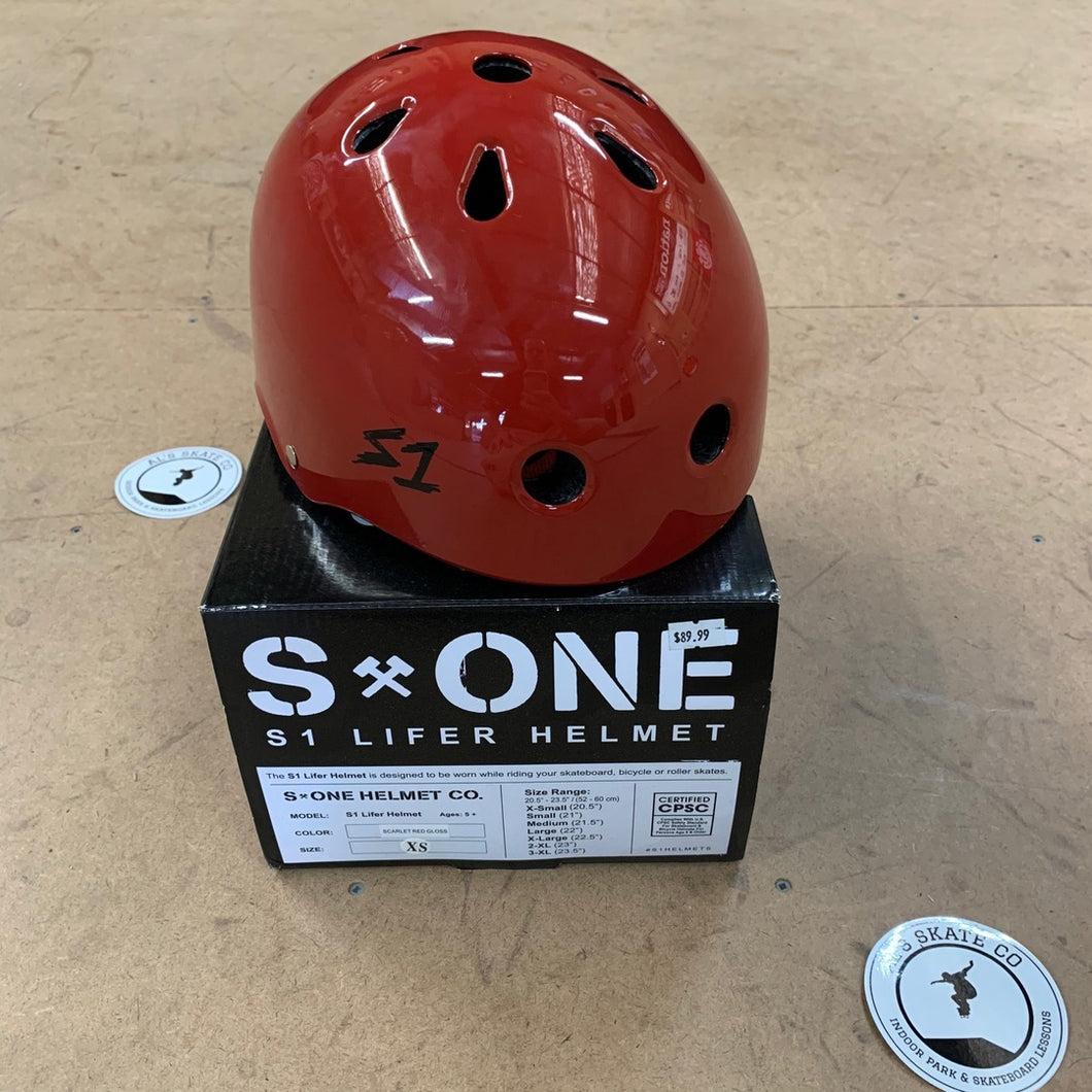S1 Lifer Helmet - Red Gloss (XS - XXXL)
