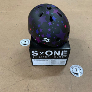 S1 Lifer Helmet - Matte Black/Star (S-M)