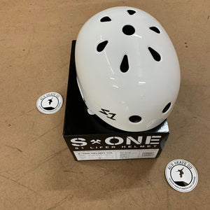 S1 Mini Lifer Helmet - White Gloss (XS - XXXL)