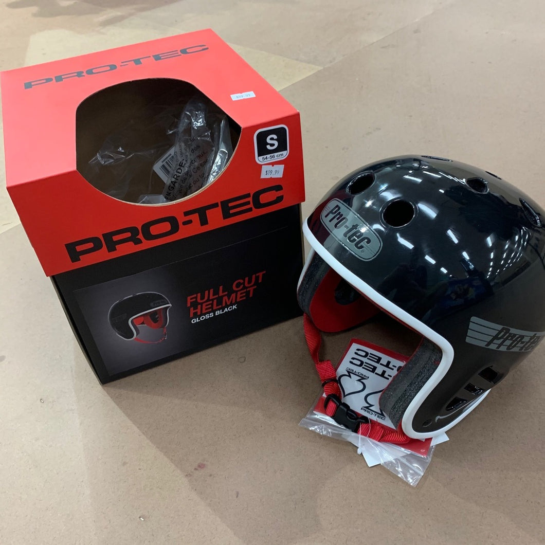 Protec Helmet - Full Cut Skate - Gloss Black