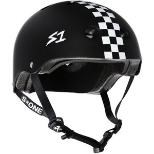 S1 Lifer Helmet - Black Matte White Checkers (XS-XXXL)