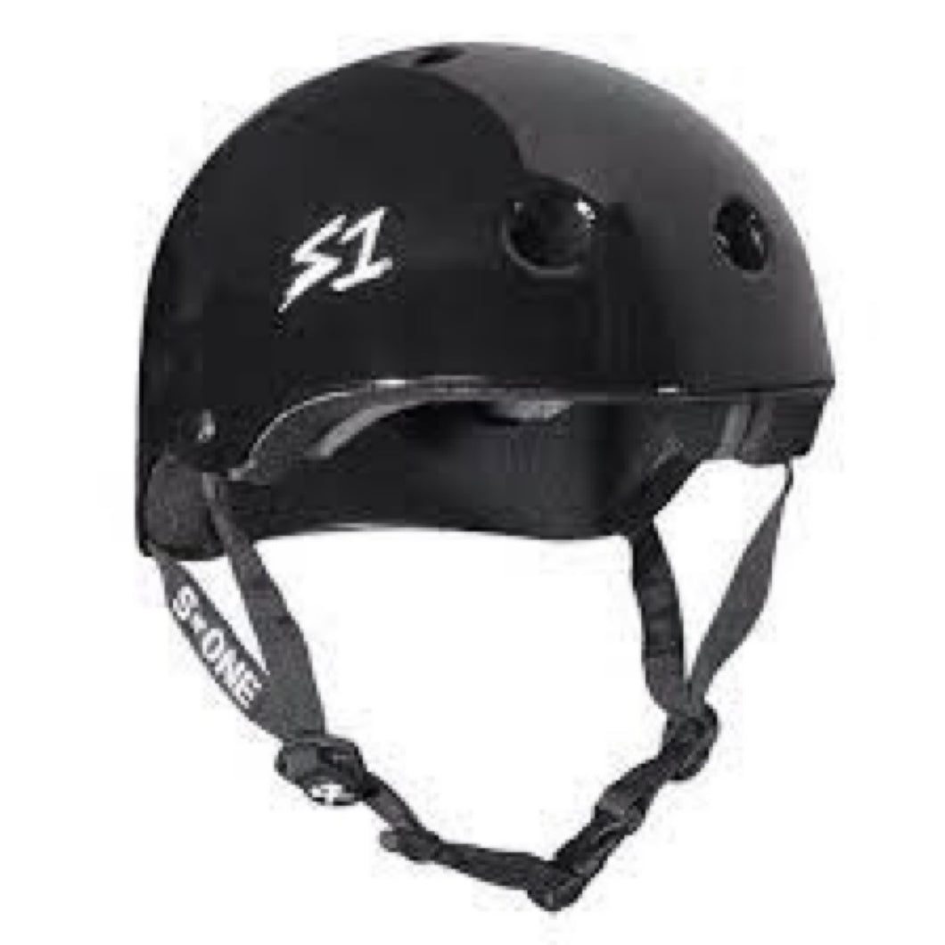 S1 MINI Lifer Helmet - Black Gloss (XS - XXXL)