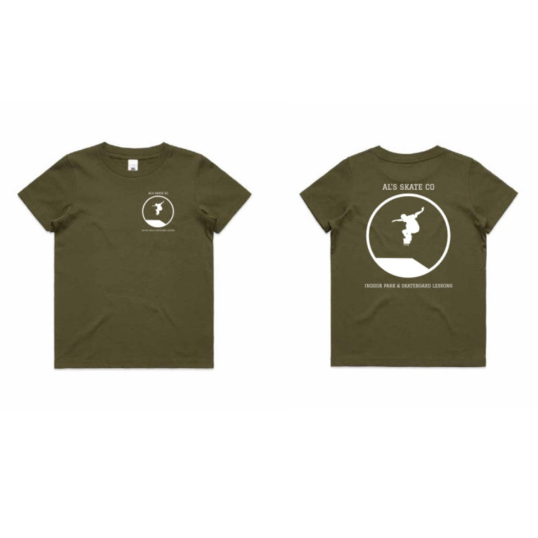 Kids - OG Tee - Army Green - Size 6