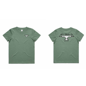 Kids - Truck Tee - Sage - Size 6