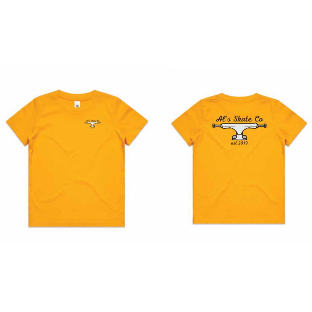 Kids - Truck Tee - Gold - Size 6