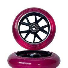 Scooter Wheels - Grit - 110mm - Trans Pink/Black